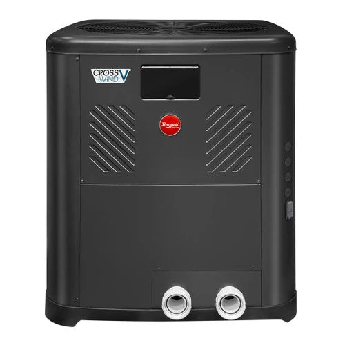 Rheem Crosswind V Deluxe Heat Pump, 137K BTU, Heat/Cool, 208-230V