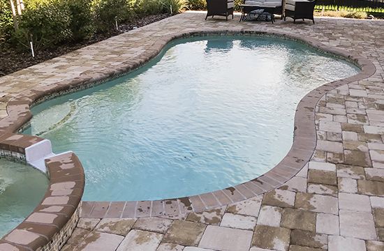 Stone Paver Pool Deck Remodeling