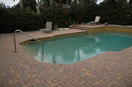 Stone Pool Decking